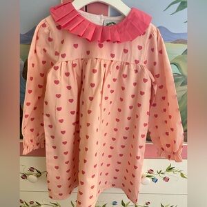 Pink Heart Patterned Dress